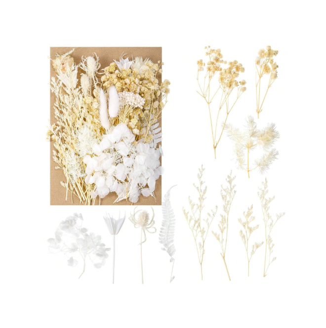 Dried Flower With Stem for Resin and Candle Making | Fillings - Resinarthub