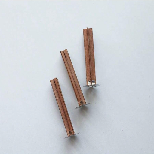 3pc Set Cross Wooden Wicks for Candle Making | Tools - Resinarthub