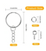 220pcs Mixed Keychain Rings for Resin Art | Tools - Resinarthub