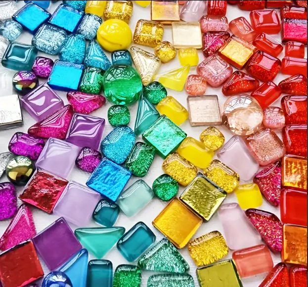 Sparkling Mixed Color Crystal Glass for Resin Art(150pcs)