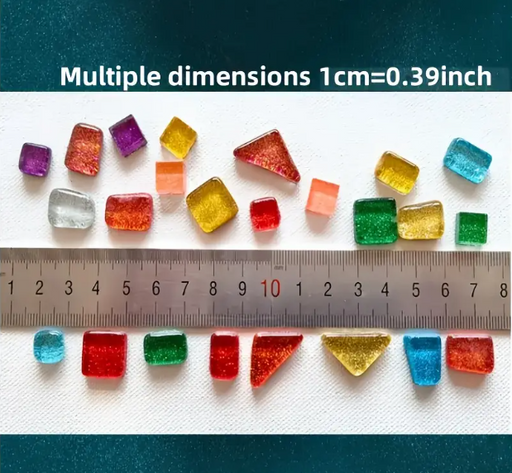 Sparkling Mixed Color Crystal Glass for Resin Art(150pcs) | Fillings - Resinarthub