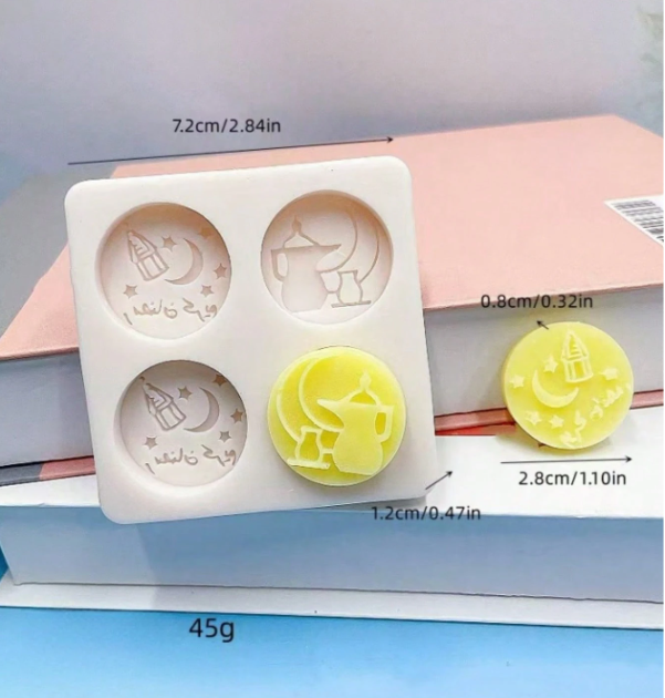 Ramadan Moon & Lantern Silicone Mold for Candle Making