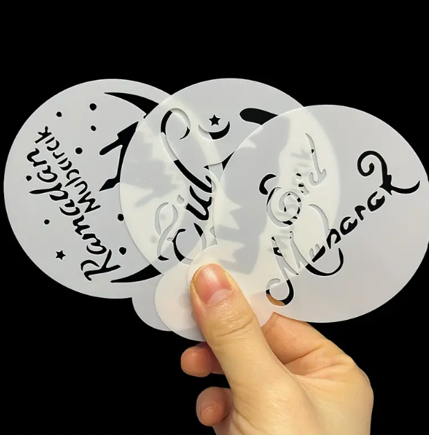 Eid Mubarak Stencil Set for Resin Art