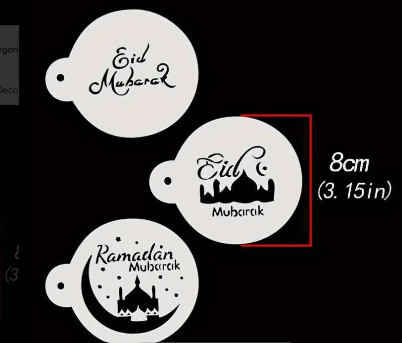 Eid Mubarak Stencil Set for Resin Art | Tools - Resinarthub