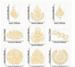 9pcs Islamic Calligraphy Stickers for Resin Art | Fillings - Resinarthub