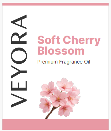 زيت عطر زهرة الكرز الناعمة من فيورا لصنع الشموع