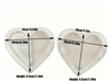 Heart Shaped Storage Silicone Mold for Jesmonite Art | Mould - Resinarthub