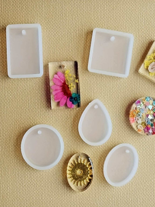 5pcs /Set Pendant Silicone Mold for Resin Art | Mould - Resinarthub