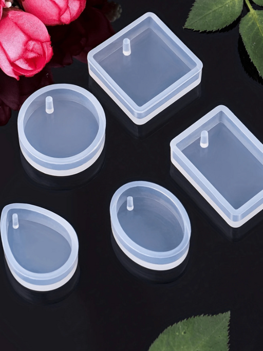 5pcs /Set Pendant Silicone Mold for Resin Art | Mould - Resinarthub