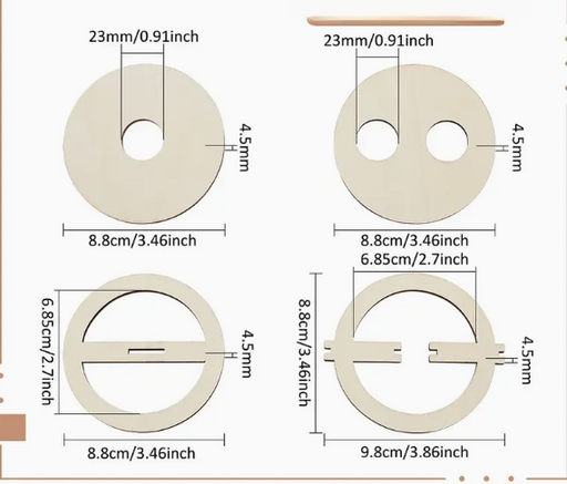 4Pcs Wooden Wick Stabilizer Holder for Candle Making | candle - Resinarthub