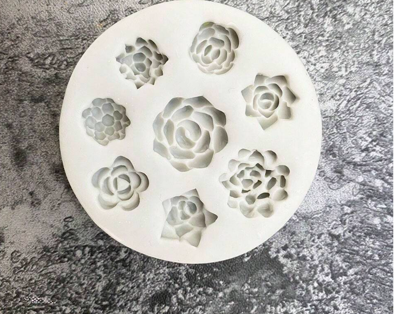 Mini Desert Garden Silicone Mold for Candle Making