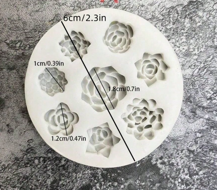Mini Desert Garden Silicone Mold for Candle Making