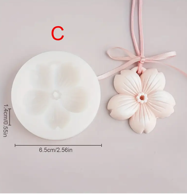 3D Cherry Blossom Hanging Mold for candle Making