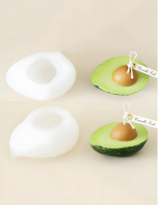 Avocado Shaped Silicone Mold for Candle Making