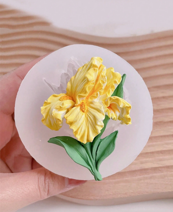 Lris Blossom Silicone Mold for candle Making