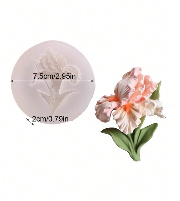 Lris Blossom Silicone Mold for candle Making