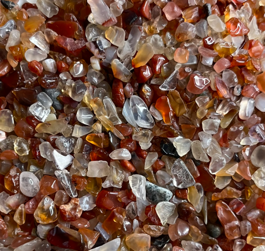 Red Agate Colored Stones for Resin Art(250gm)