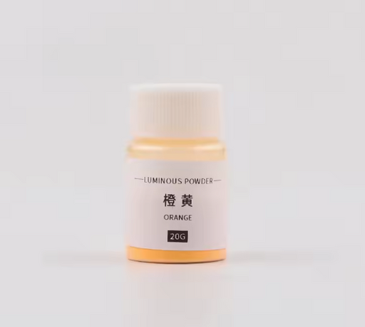 Orange Color Glow in the Dark Powder for Resin Art(20g) | Pigment - Resinarthub