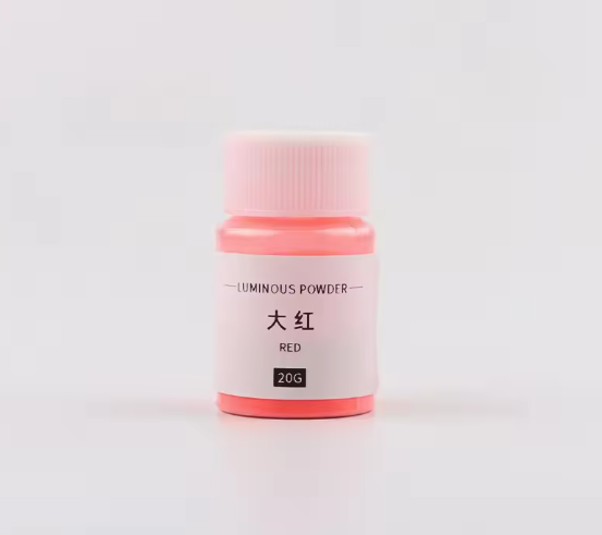 Red Color Glow in the Dark Powder for Resin Art(20g) | Pigment - Resinarthub