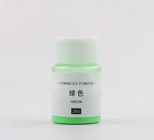 Green Color Glow in the Dark Powder for Resin Art(20g) | Pigment - Resinarthub