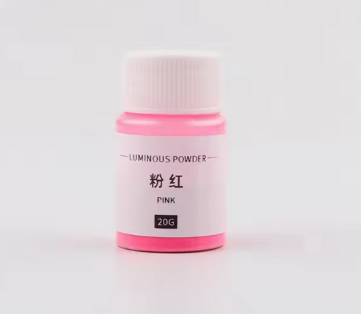 Pink Color Glow in the Dark Powder for Resin Art(20g) | Pigment - Resinarthub