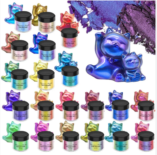 Clear Blue - Purple Chameleon Powder for Resin Art | Pigment - Resinarthub