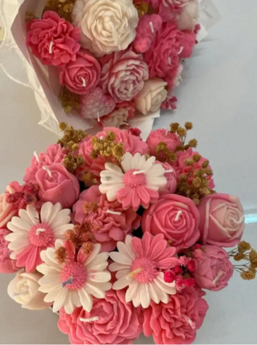 5pcs Floral Silicone Mold for Candle Making