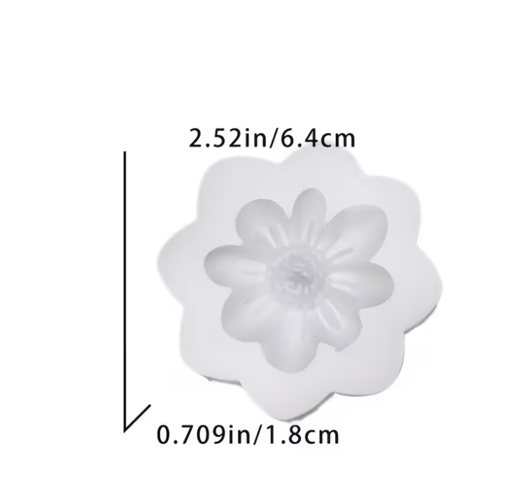 Gardenia Bloom Silicone Mold for Candle Making