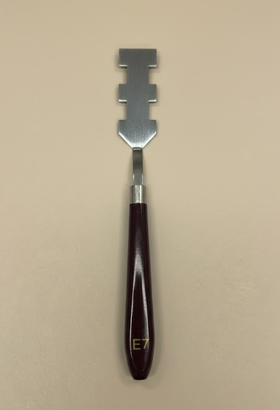 Palette Knife with Brown Handle for Art and Craft