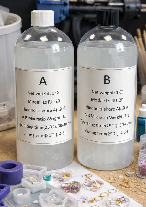 Aura Crest Silicone Rubber for Mold Making 1:1