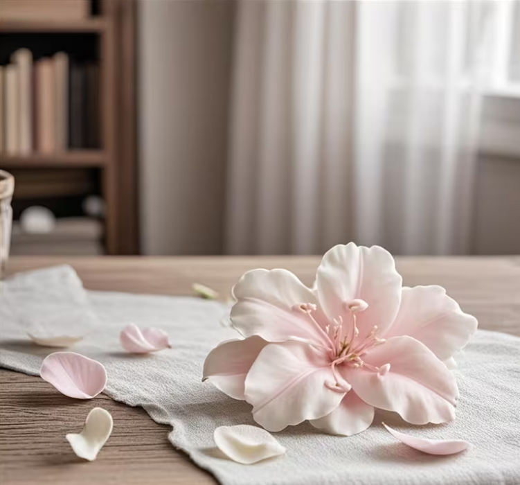 Lily Flower Shaped Silicone Mold for Candle Making