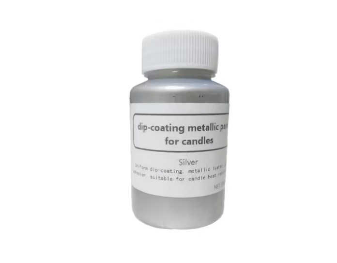 Silver Color Candle Dip Metallic Paint for Candle Making - 100g
