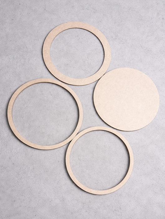 MDF Board Set for Moon Art