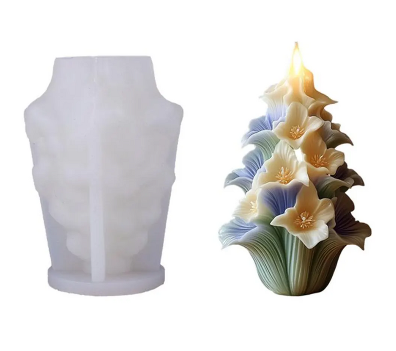 Calla Lily Candle Silicone Mold