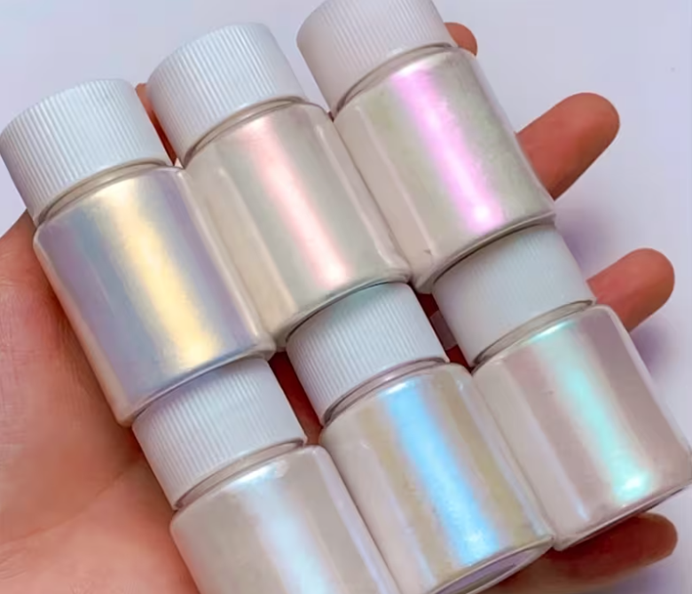 6pcs Mermaid Mirror Chrome Powder for Resin Art