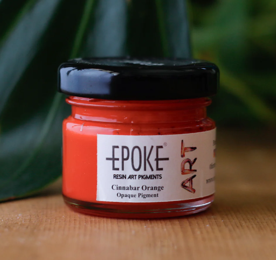 Cinnabar Orange (Opaque) - Mini Pigment Paste -25g
