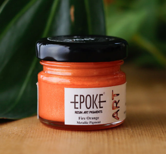 Fire Orange (Metallic) - Mini Pigment Paste -20g