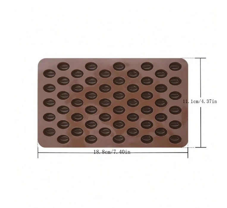 Mini Coffee Bean Shaped Silicone Mold for Candle Making