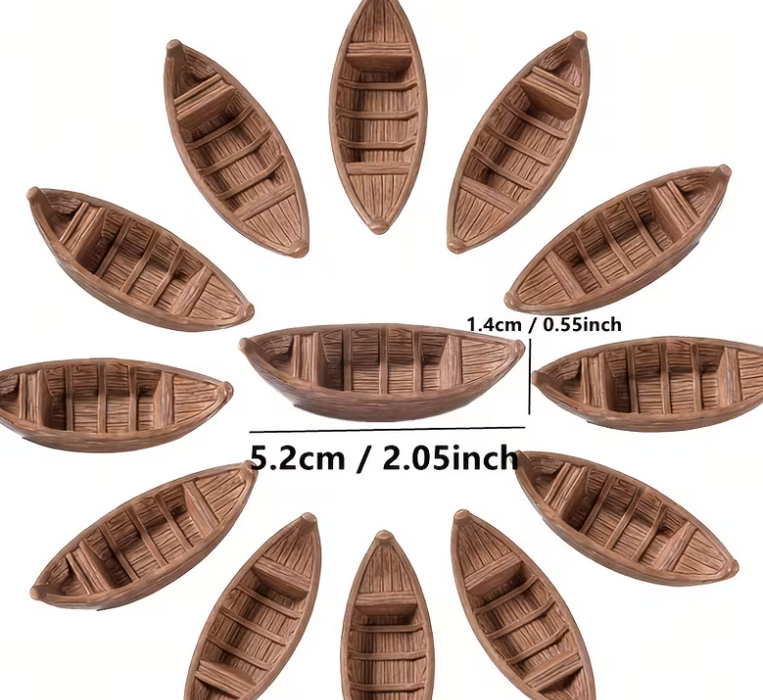 Boat Miniatures for Resin Ocean  Art