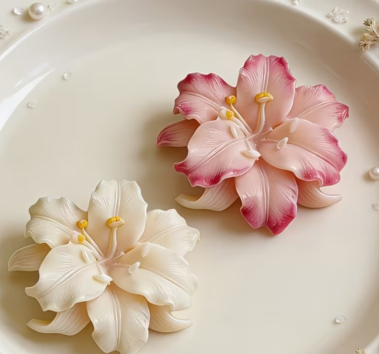Lily Shaped Silicone Molds for Candle Making