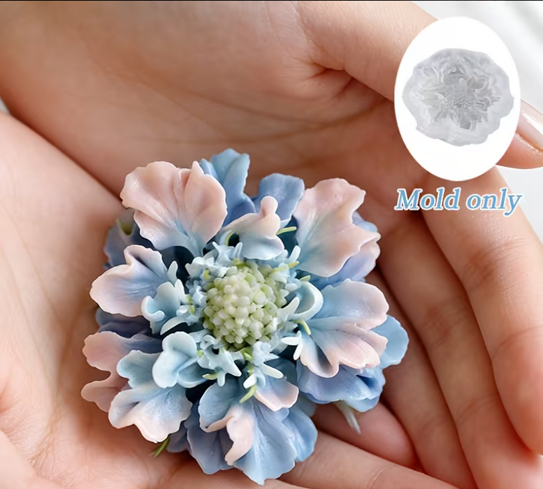 Orchid Flower Shaped Silicone Mold for Candle Making