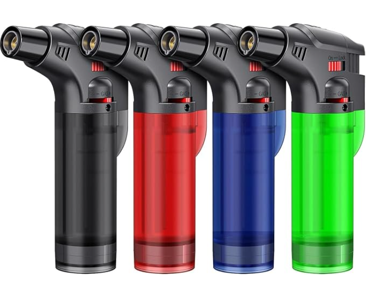 Butane Refillable Jet Flame Torch Lighter