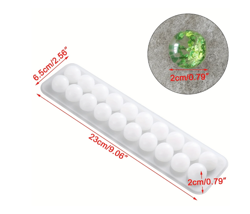 Pendant Shaped Silicone Mold for Resin Art