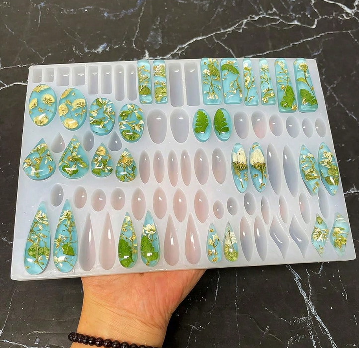Set For Teardrop Pendant Silicone Mold for Resin Art