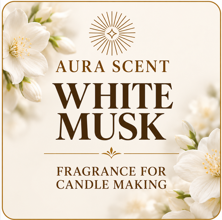 Aura Scent White Musk  Fragrance for Candle Making
