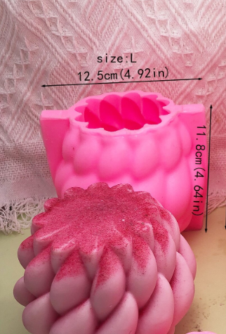 Spiral Wave Silicone Molds For Candle Making |  - Resinarthub