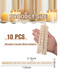 10pcs 18cm -7-Hole Wooden Wick Holder for Candle Making | candle - Resinarthub