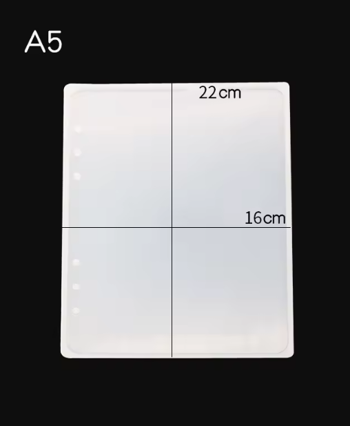 Notebook Shape Silicone Mold for resin aft craft  (8 variants) | Mould - Resinarthub