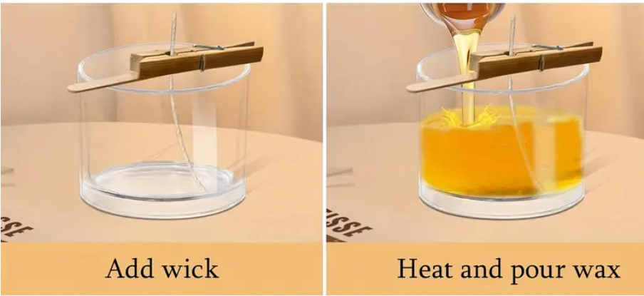 Cylindrical Glass Jar for Candle Making- 140ml