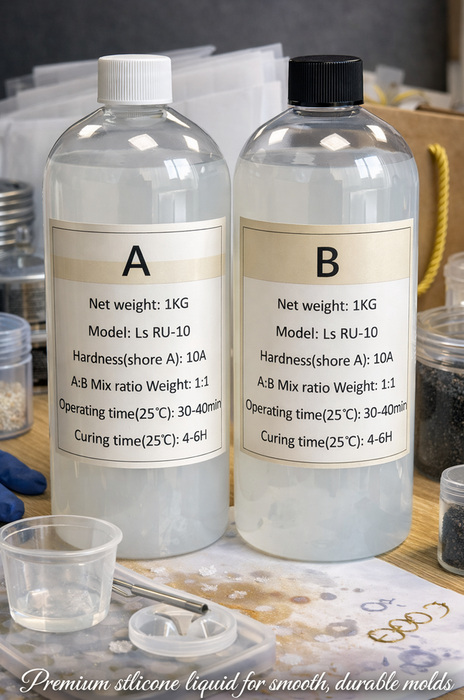 Aura Crest Silicone Rubber for Mold Making 1:1